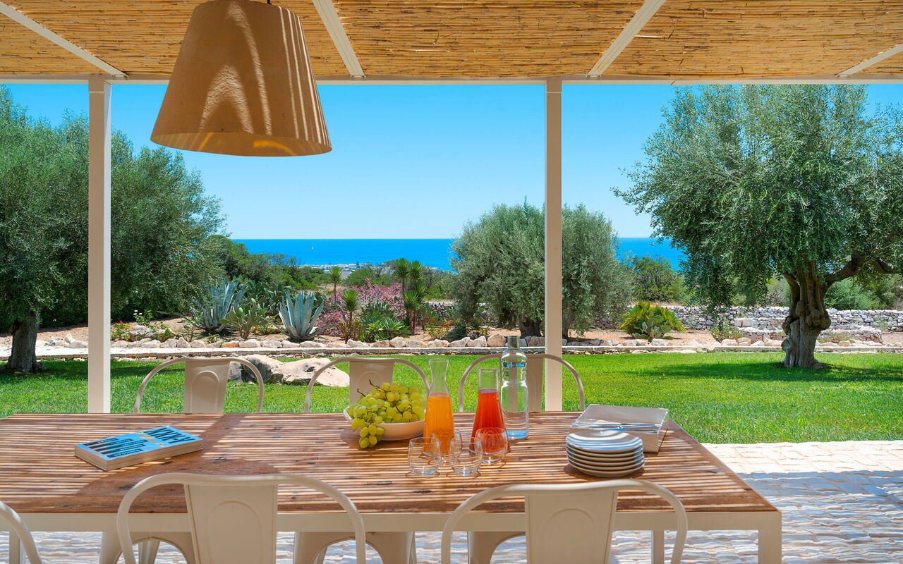 Alloggio Isla Verde - Carrubi: all'aperto, Balcone / Terrazza / Patio, Esterni, Giardino, Vista Panoramica