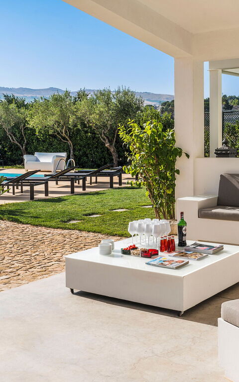 Villa Ager Costa: all'aperto, Balcone / Terrazza / Patio, Esterni