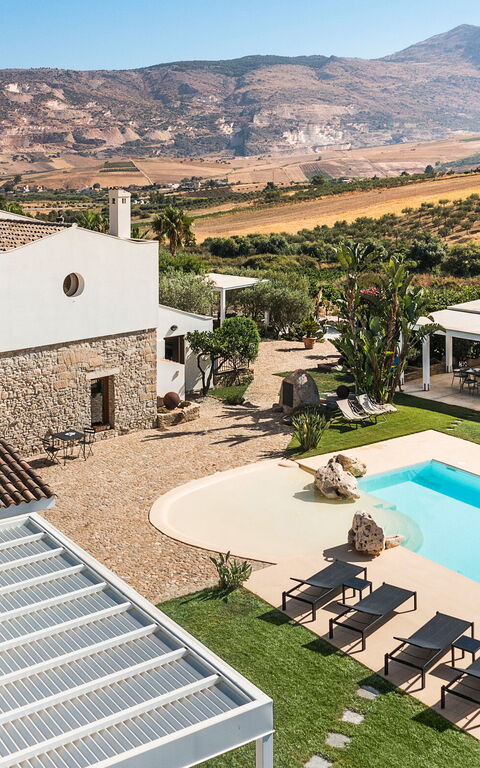 Villa Ager Costa: all'aperto, Esterni, Piscina