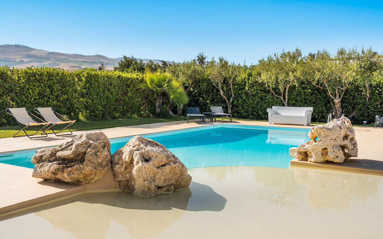 Villa Ager Costa: all'aperto, Esterni, Piscina