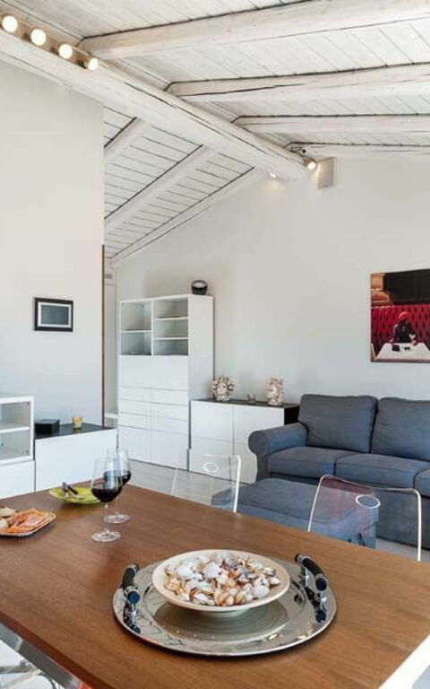 Taormina Suite: Cucina, Sala da pranzo, Soggiorno