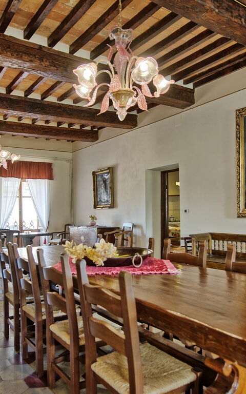 Villa Capolona: Sala da pranzo