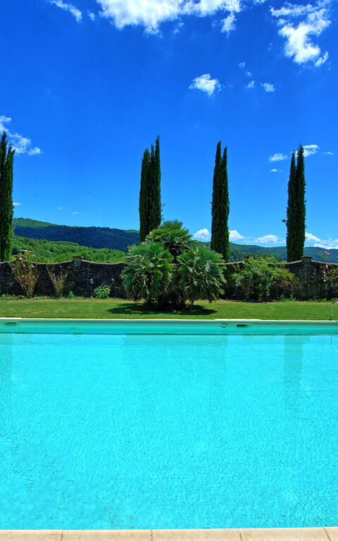 Villa Capolona: all'aperto, Piscina, Vista Panoramica