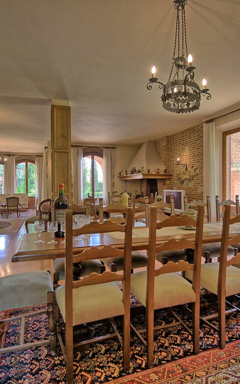 Villa Lauretana: Sala da pranzo, Soggiorno