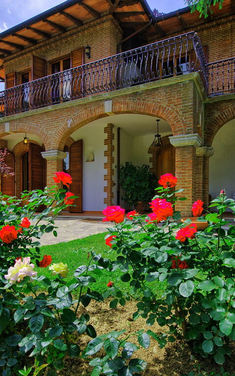 Villa Lauretana: Esterni, Giardino