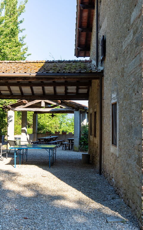Casale Giotto: all'aperto, Esterni