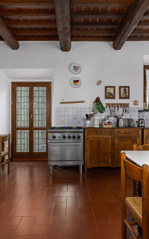Casale Giotto: Cucina, Sala da pranzo