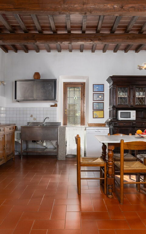 Casale Giotto: Cucina, Sala da pranzo