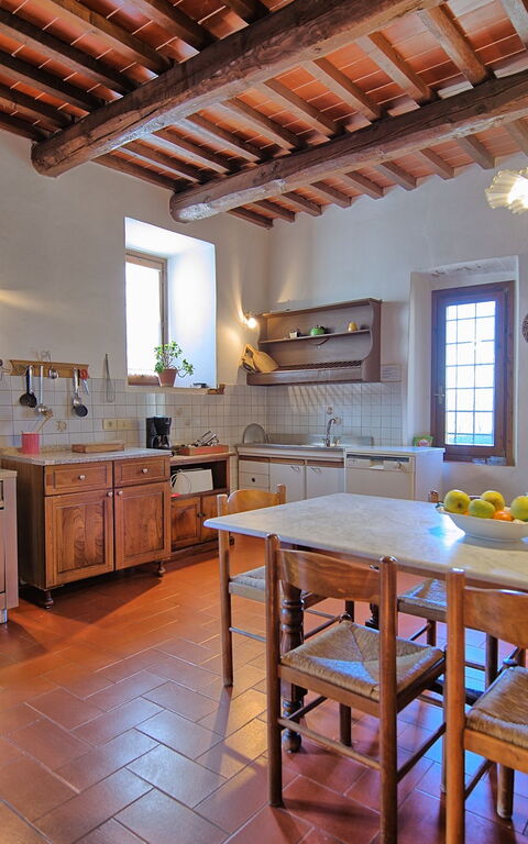 Casale Giotto: Cucina, Sala da pranzo