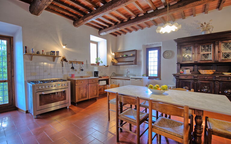 Casale Giotto: Cucina, Sala da pranzo