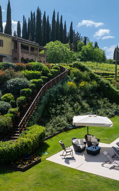 Villa Sabrina: Giardino, Piscina