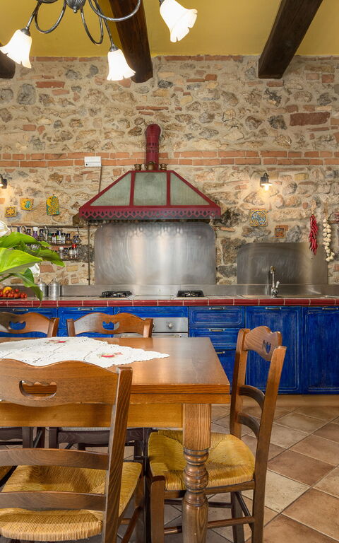 Villa Sabrina: Cucina, Sala da pranzo