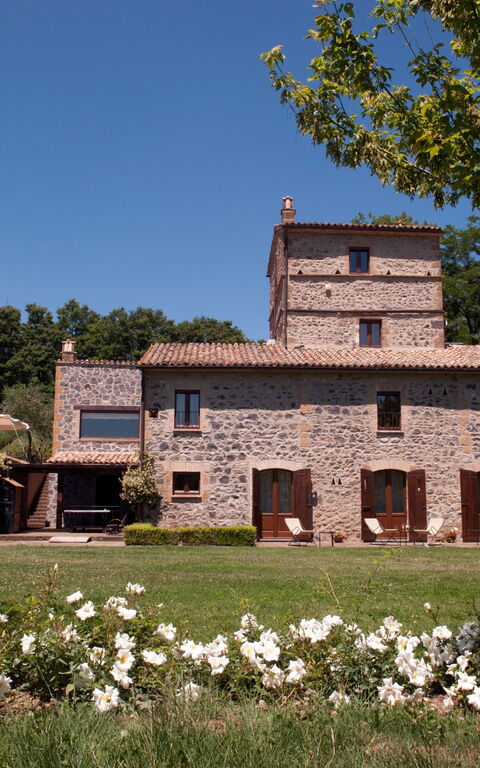 Casale Porano: Esterni, Giardino