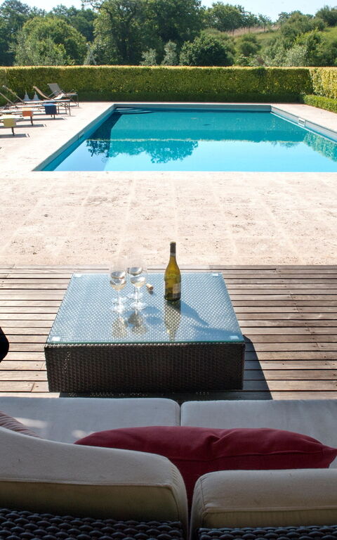 Casale Porano: Esterni, Piscina