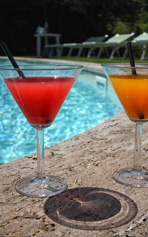 Villa Lucolena: Piscina