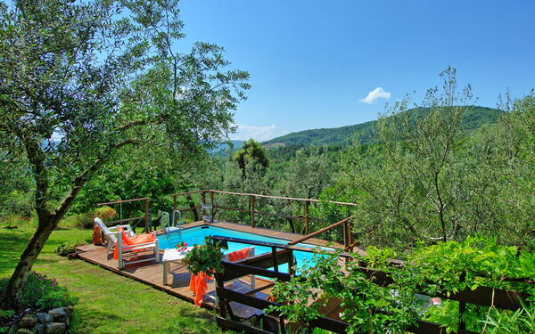 La Ruota: all'aperto, Estate, Giardino, Piscina, Vista Panoramica