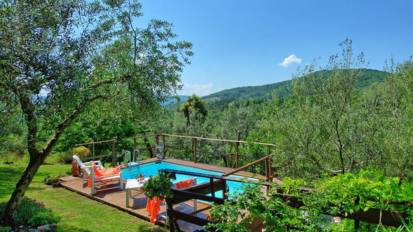 La Ruota: all'aperto, Estate, Giardino, Piscina, Vista Panoramica