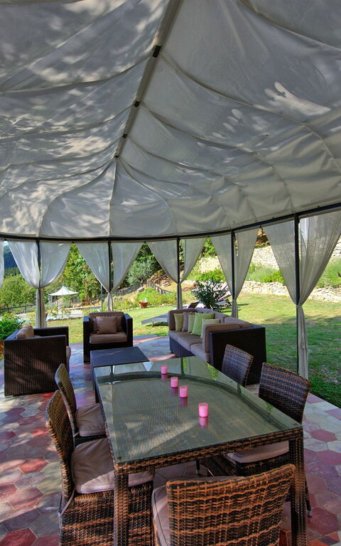 Villa Tenuta Lonciano: all'aperto, Balcone / Terrazza / Patio