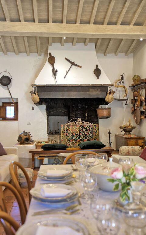 Villa Tenuta Lonciano: Sala da pranzo, Soggiorno