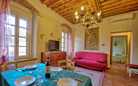 Alloggio Flavia 5: Sala da pranzo, Soggiorno