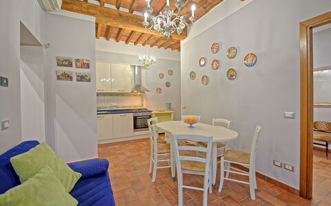Alloggio Flavia 4: Cucina, Sala da pranzo, Soggiorno