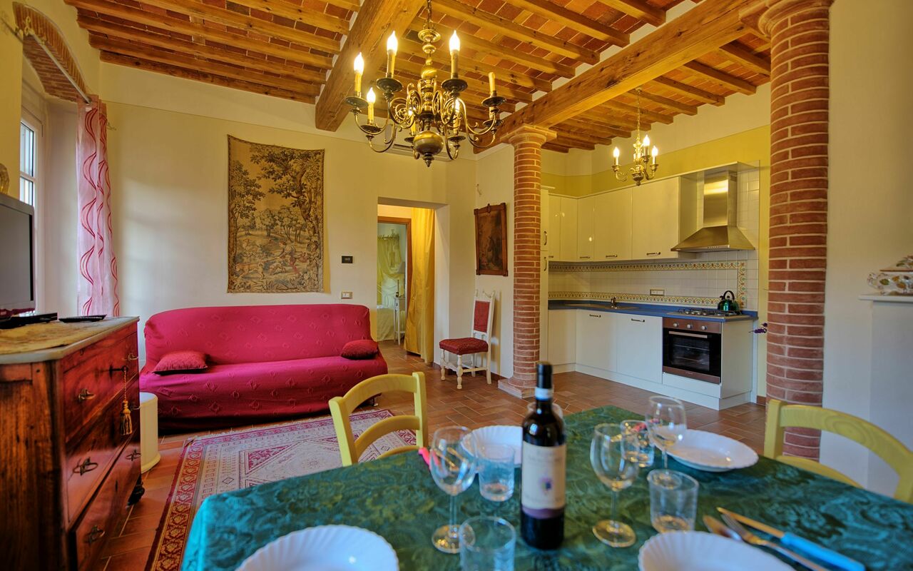 Alloggio Flavia 5: Cucina, Sala da pranzo, Soggiorno