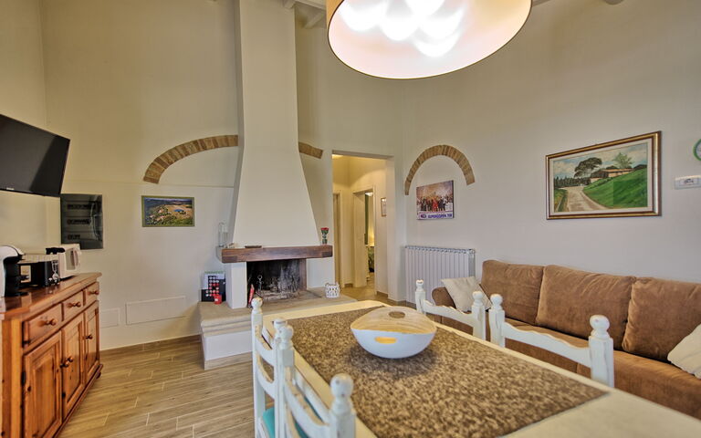 Alloggio Fornace 2: Cucina, Sala da pranzo, Soggiorno