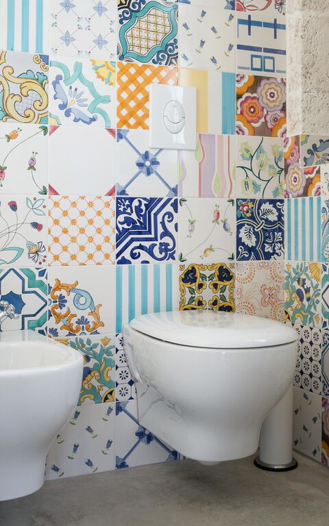 Trullo Torre Suda: Bagno