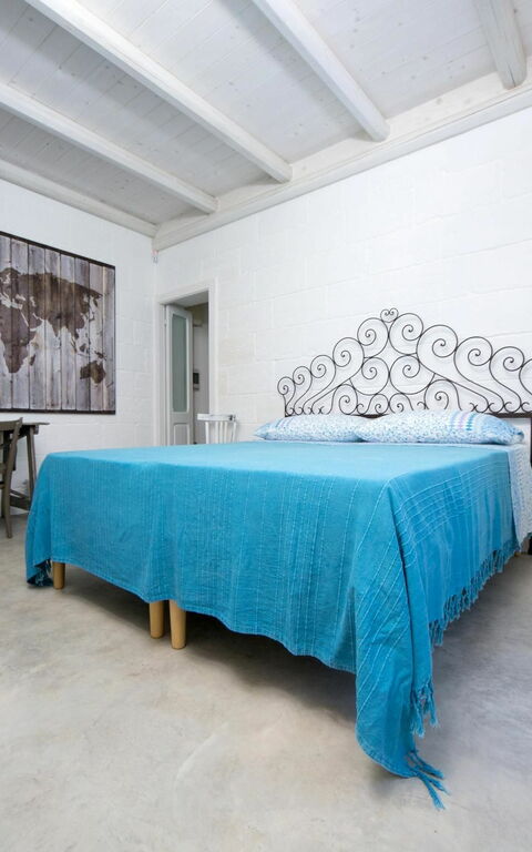 Trullo Torre Suda: Camera da letto