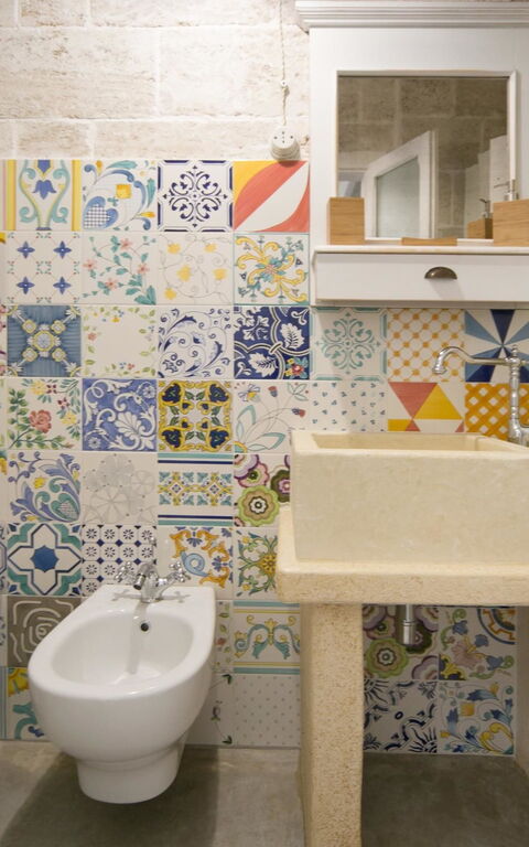 Trullo Torre Suda: Bagno