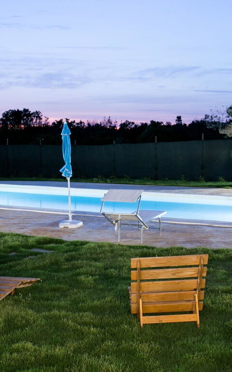 Trullo Torre Suda: all'aperto, Giardino, Piscina