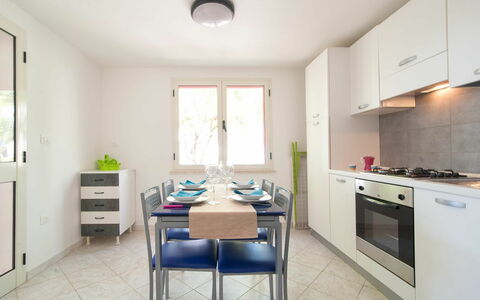 Alloggio Cotriero Pool: Cucina, Sala da pranzo