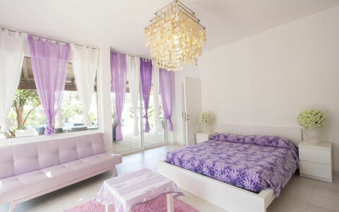 Alloggio Cotriero Crystal: Camera da letto