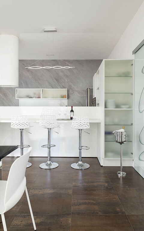 Villa Agorà: Cucina, Sala da pranzo