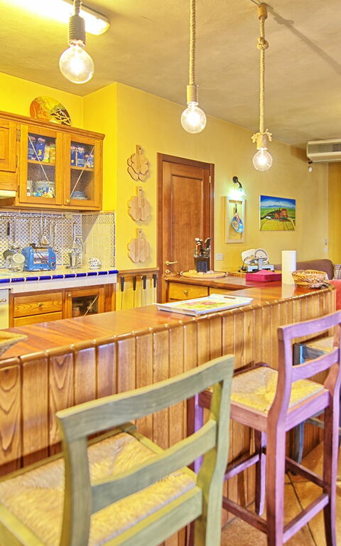 Villa Poggiospinoso: Cucina, Stanza Comune