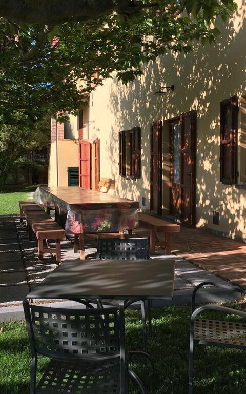 Tenuta Cambiano: all'aperto, Caratteristiche, Giardino