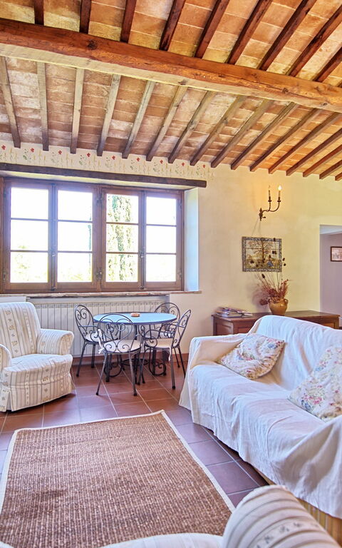 Villa Sarteano: Sala da pranzo, Soggiorno