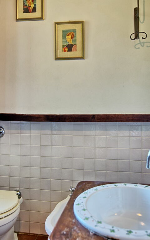 Villa Sarteano: Bagno