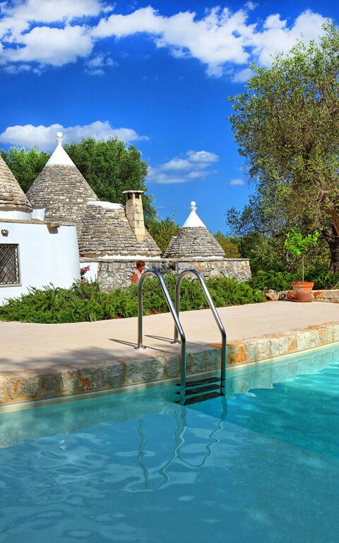 Trullo Pascarosa: all'aperto, Giardino, Piscina