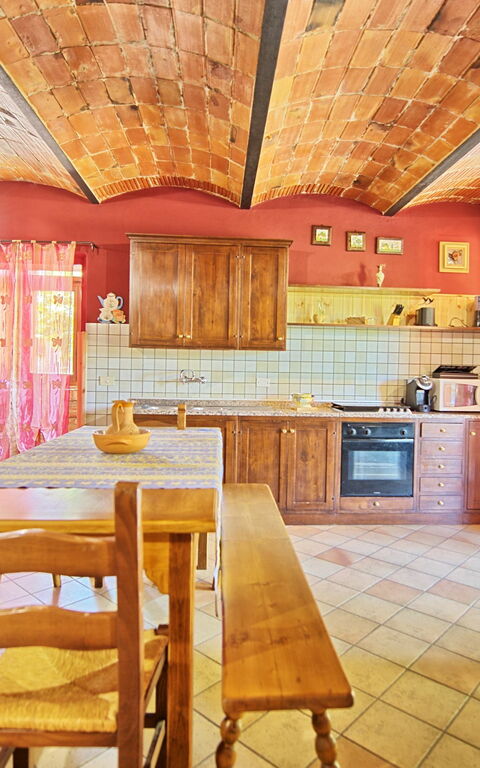 Villa Mario: Cucina, Sala da pranzo