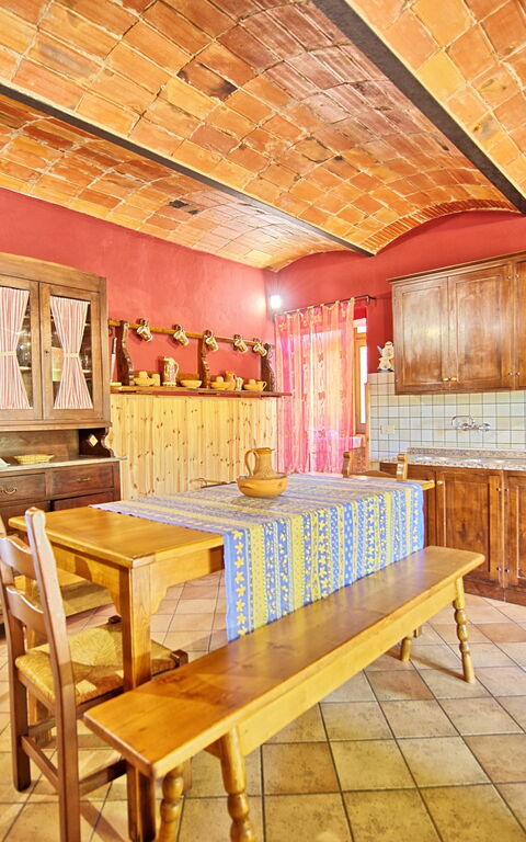 Villa Mario: Cucina, Sala da pranzo