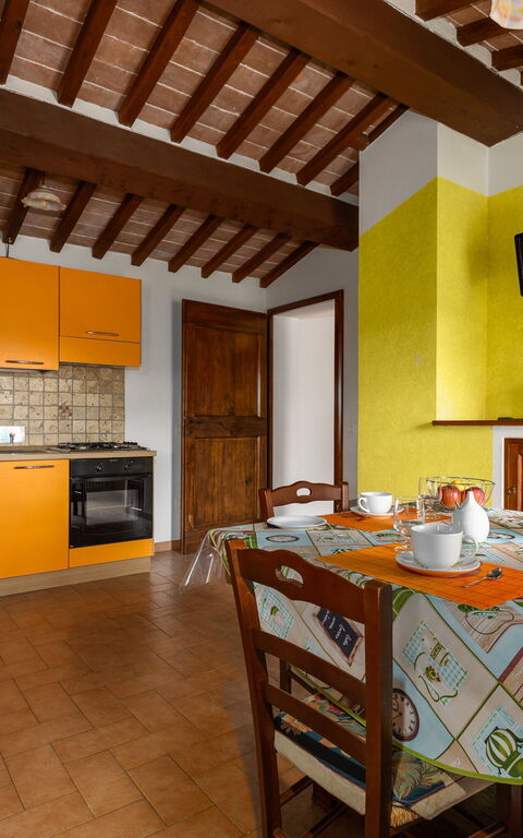 Casale Tiziano: Cucina, Sala da pranzo