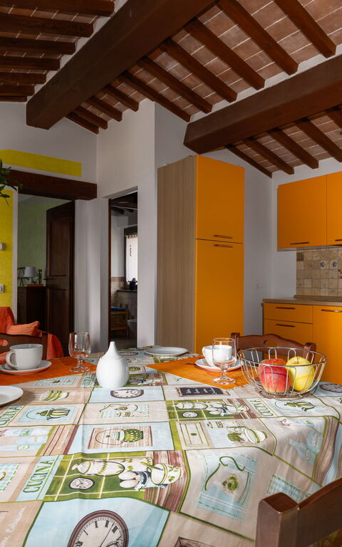 Casale Tiziano: Cucina, Sala da pranzo