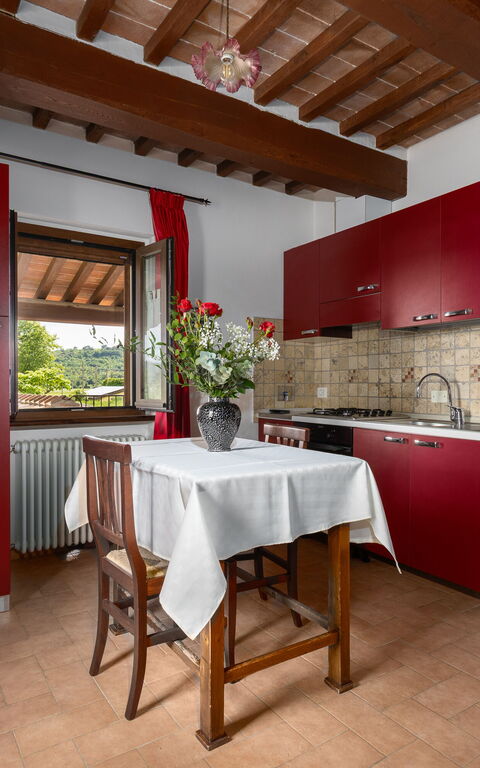 Casale Tiziano: Cucina, Sala da pranzo