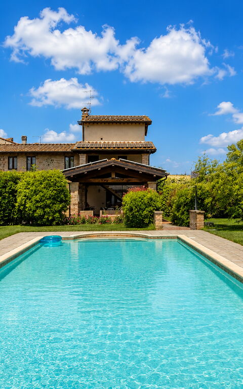 Casale Tiziano: all'aperto, Esterni, Giardino, Piscina
