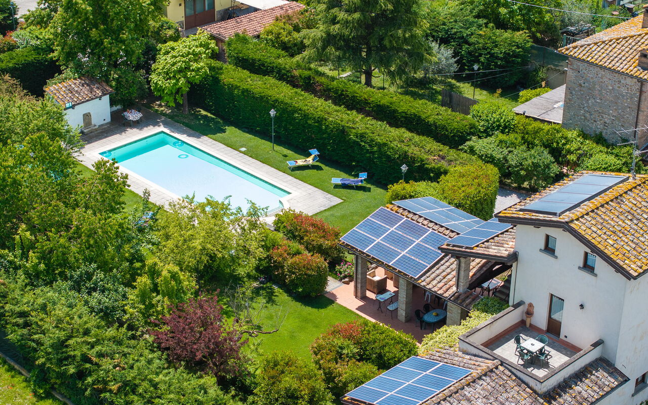 Casale Tiziano: all'aperto, Esterni, Giardino, Piscina, Vista Panoramica