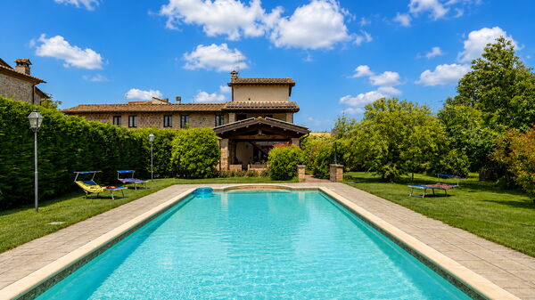 Casale Tiziano: all'aperto, Esterni, Giardino, Piscina