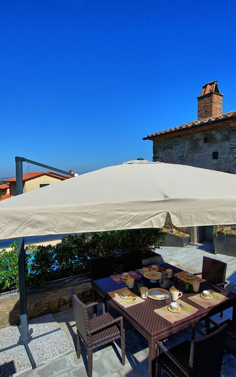 Casa La Fonte: Balcone / Terrazza / Patio, Giardino
