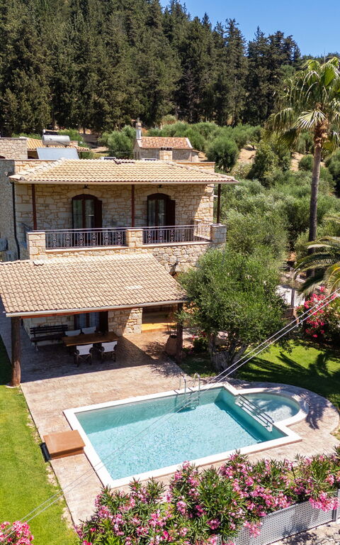 Villa Vrisses: all'aperto, Esterni, Giardino, Piscina, Vista Panoramica