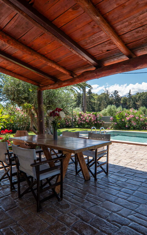 Villa Vrisses: all'aperto, Balcone / Terrazza / Patio, Esterni, Piscina